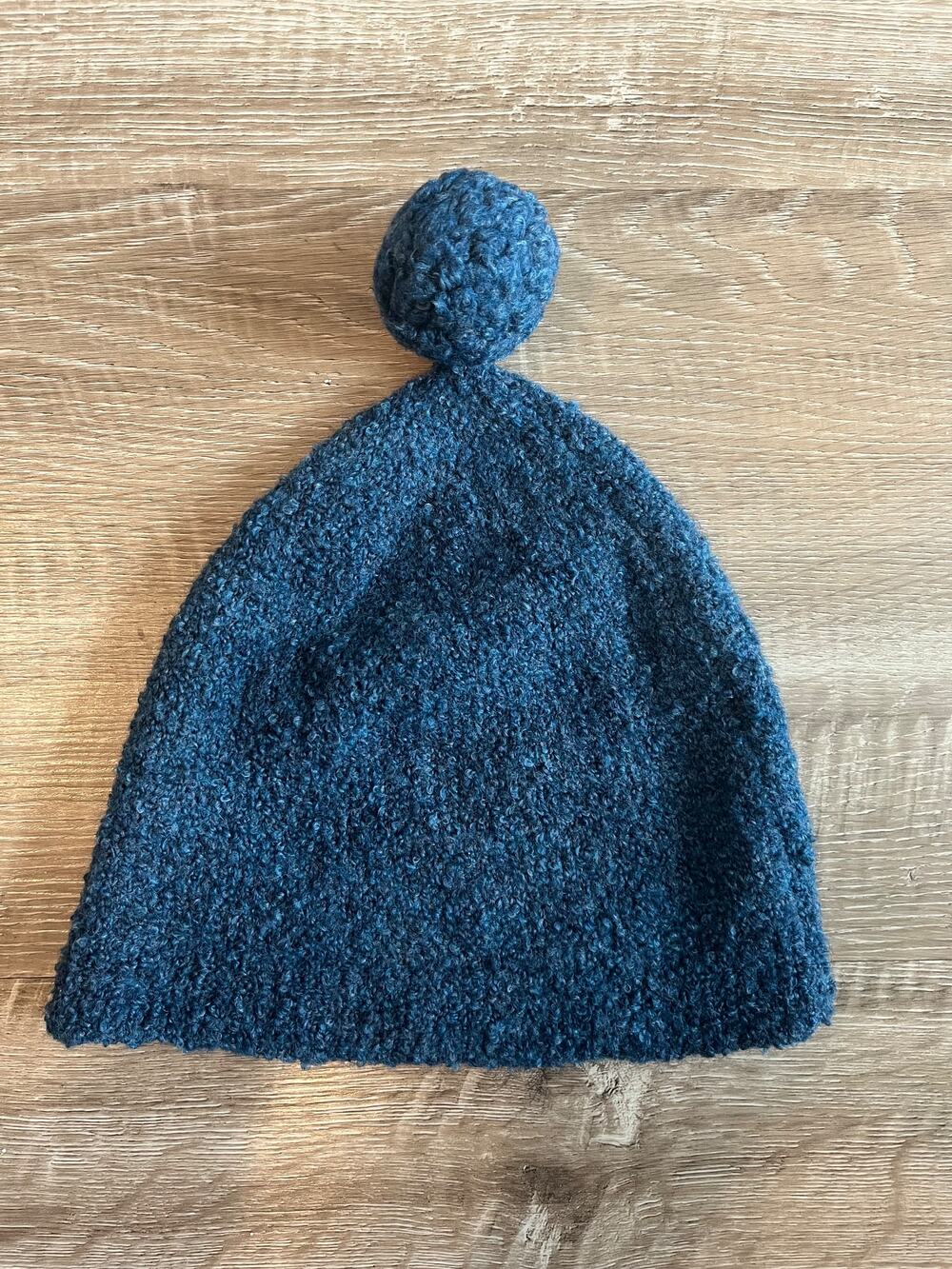 Everlane Wool Blend Beanie with Pom Pom One Size 65% Wool 35% Nylon